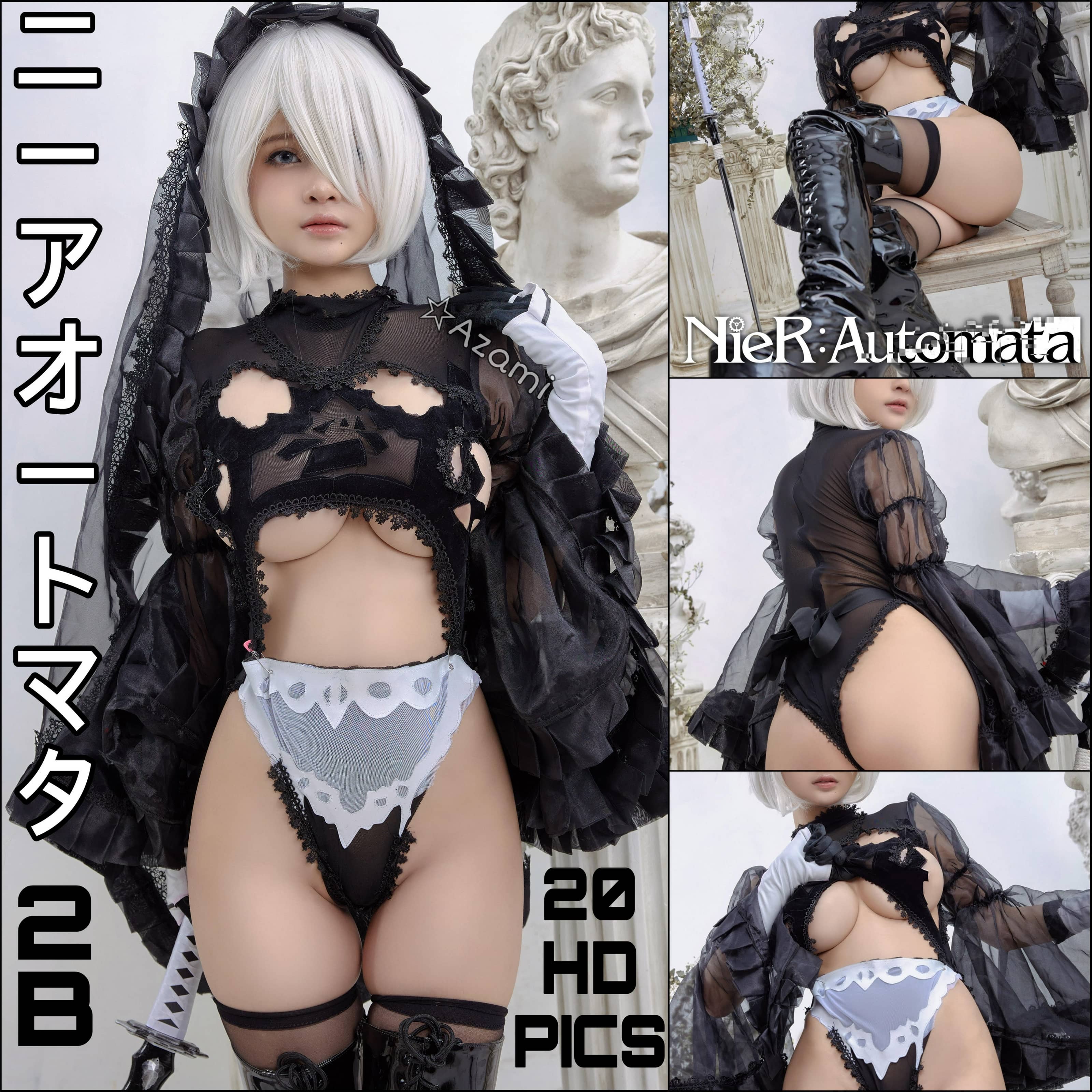 Azami NO.023 – 2B Black Dress [20P]