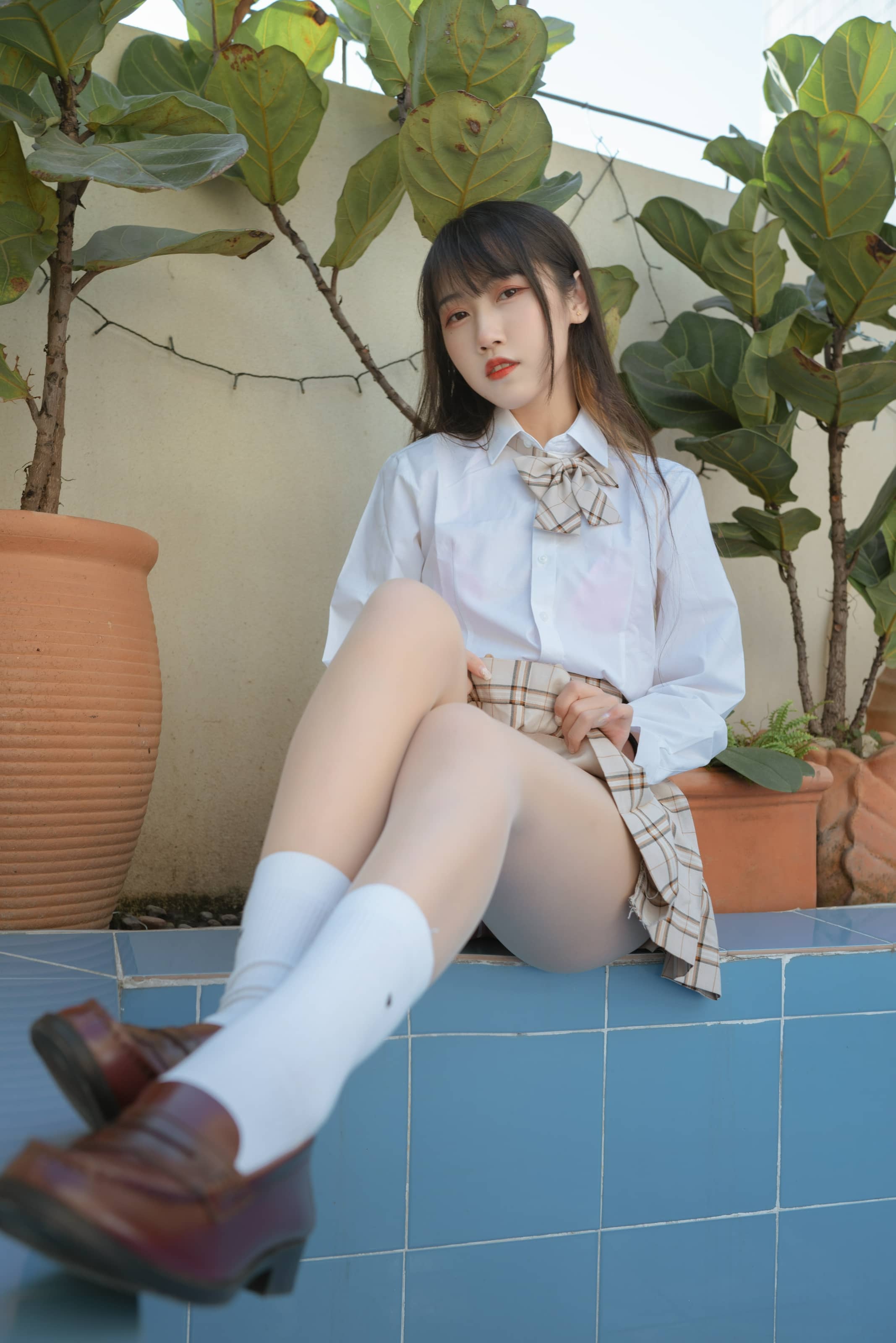 不呆猫 NO.048 – SM JK制服 [32P]