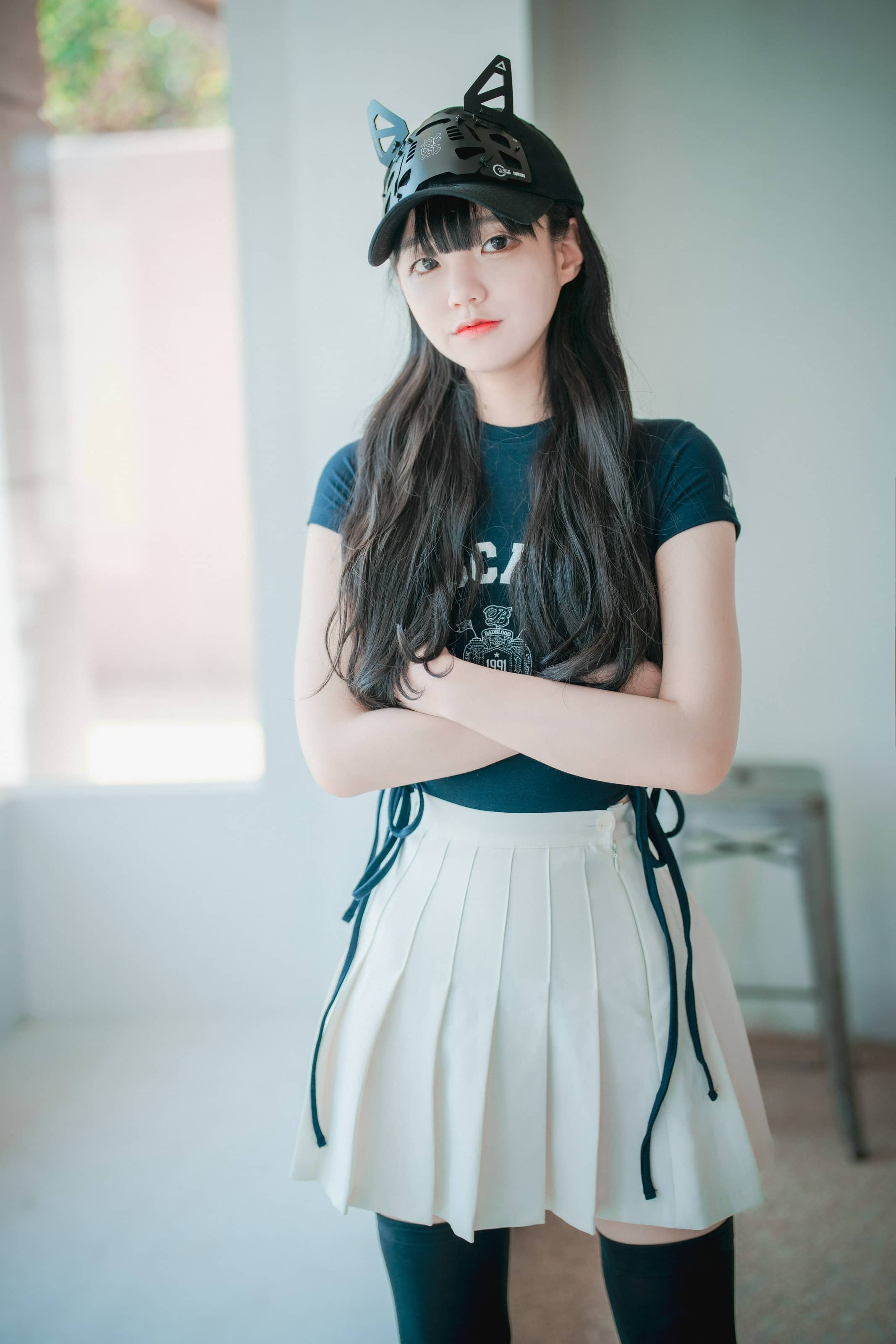 Jenny(정제니) NO.034 – [DJAWA] Classic Athletic Girl in Navy Blue [71P]