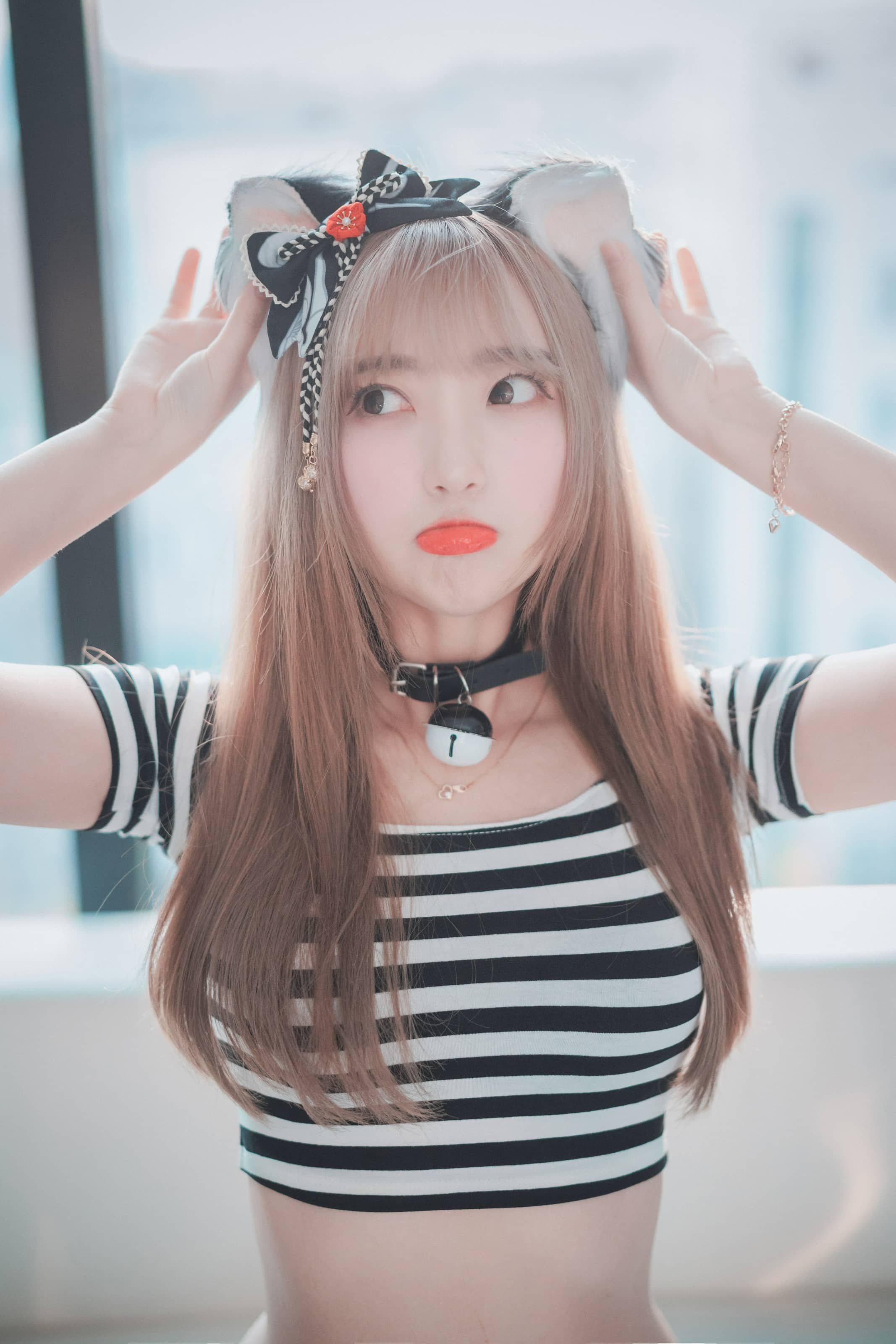 HaNari(하나리) NO.001 – [DJAWA] Catgirl in Stripes [91P]