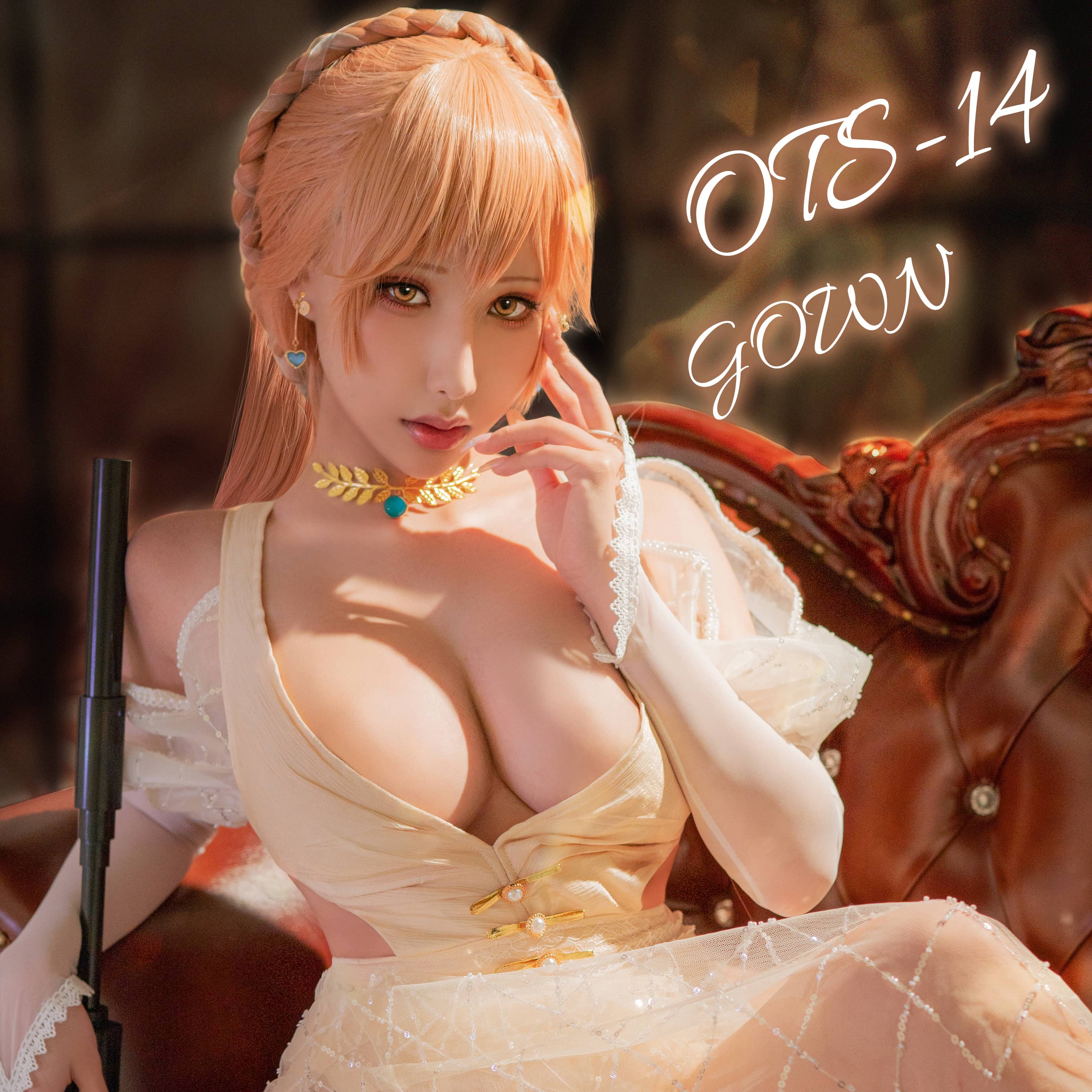 雨波_HaneAme NO.138 – Girlˊs frontline OTS14 GOWN 礼服 [21P]