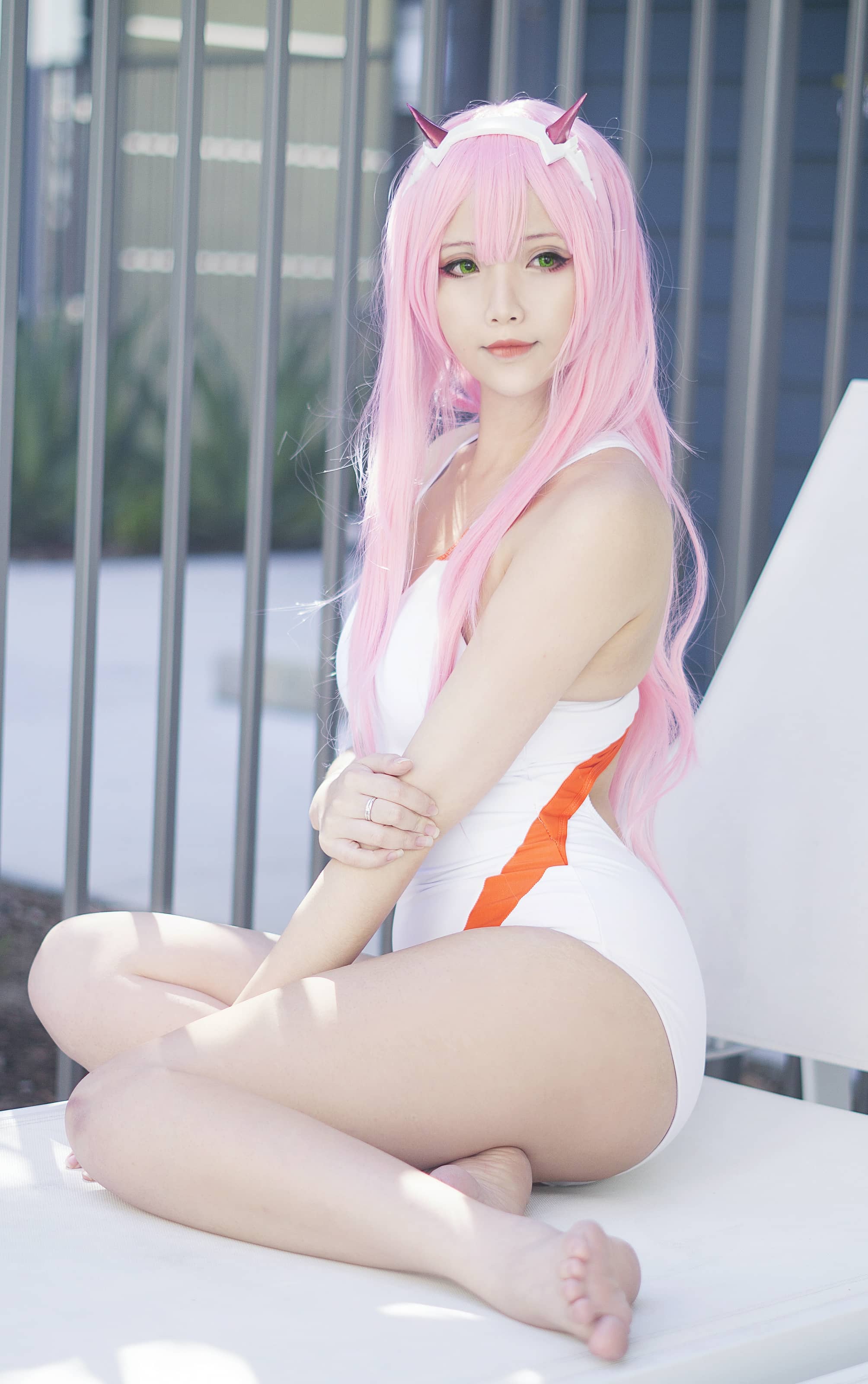 Hana Bunny NO.035 – Zero Two Swimsuit (Darling in the Franxx) [8P]