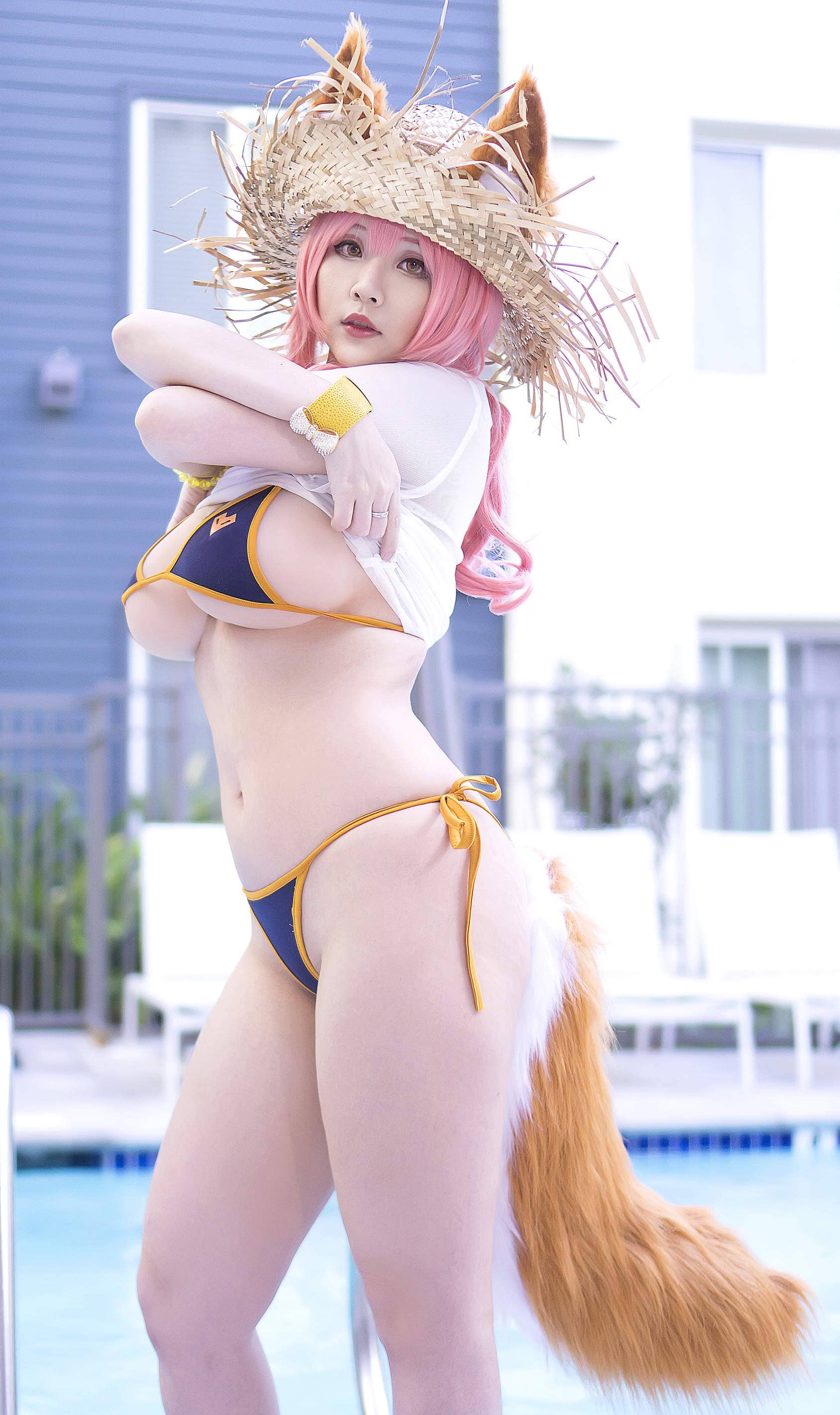 Hana Bunny NO.032 – FGO Tamamo Bikini [9P]