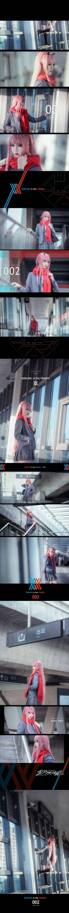 楚楚子w NO.082 – DARLING IN THE FRANXX 莓制服 [39P]