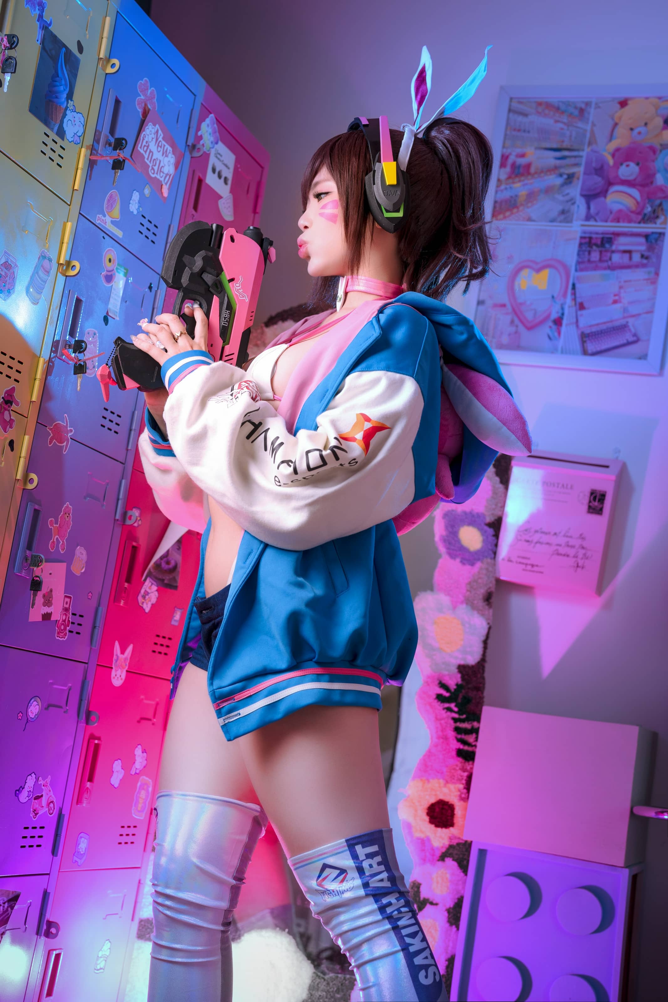 ZinieQ NO.076 – D.Va Sakimichan Art [39P]