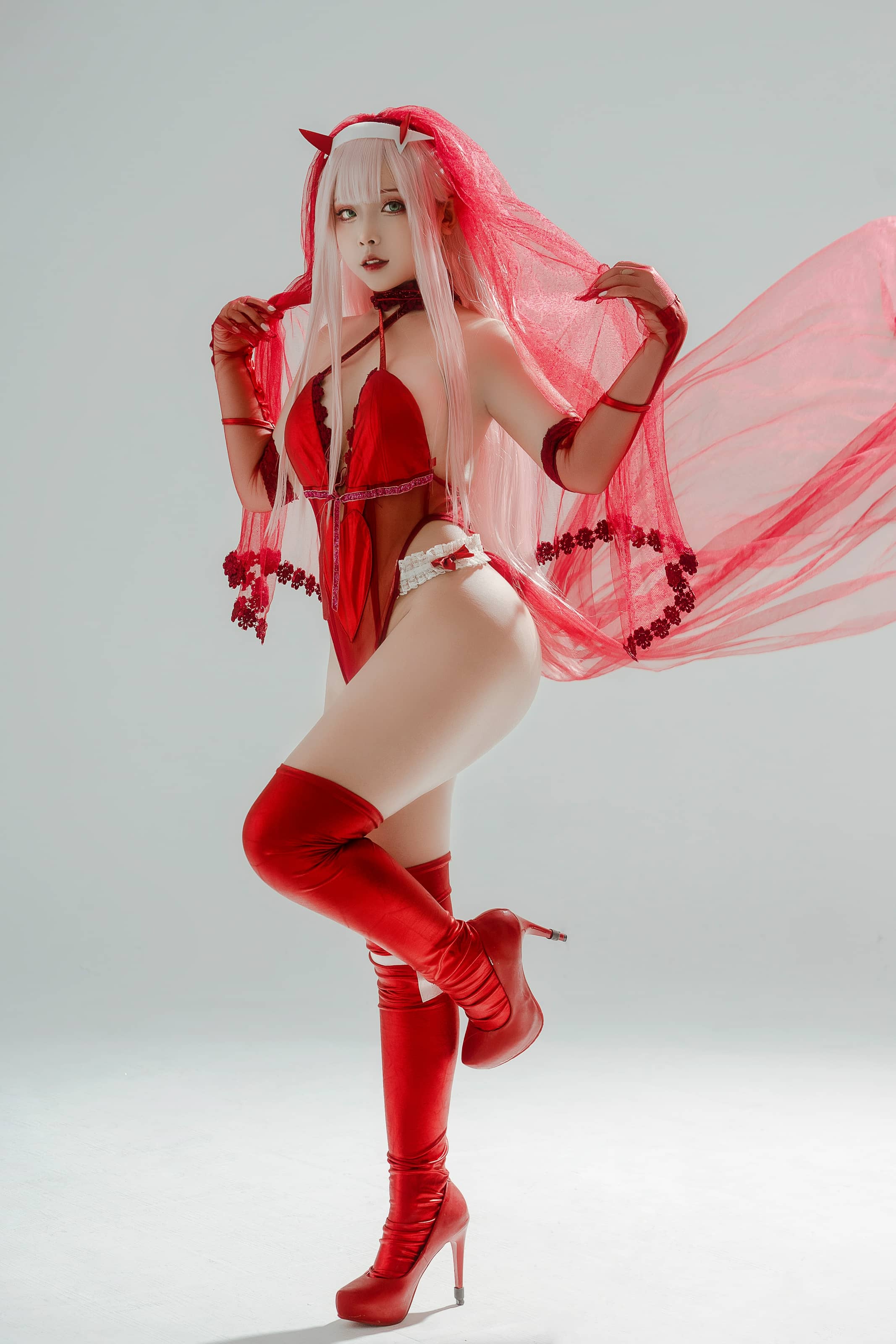 Sayo Momo NO.016 – Zero Two Wedding Dress [21P]